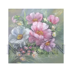 material Buy Cosmos Flowers Beautiful Painting in North Carolina